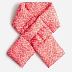 J.‎ Crew NWT Puffer Pull-Through Scarf with PrimaLoft® in Liberty® Fabrics